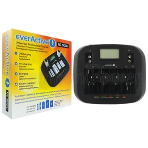 everActive NC900U Universal Professional battery charger USB LCD Ni-MH Ni-Cd - Picture 1 of 7