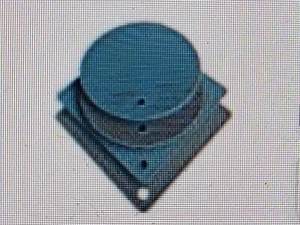4 Pack (2 Square/2Round)Silicone Trivet Mats Hot Pad Heat Resistant Gray & Blue - Picture 1 of 1