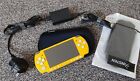PSP Slim Lite 2003 Yellow Simpsons Edition with Lot of Games and Movies