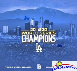 2020 Topps X Ben Baller Los Angeles Dodgers World Series Champions Box-AUTOGRAPH - Picture 1 of 1