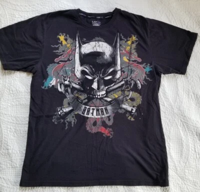 Camiseta Batman Gotham's Dark Knight Grande Usada Lote 29 Caballero  Foto 1 de 4