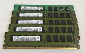 Lot of 5x Samsung M391B5773CH0-CH9 2GB 1RX8 PC3-10600E DDR3 Server RAM - Picture 1 of 1