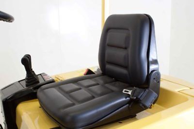 Forklift Truck Seat Black Pvc -cat Hyster Jungheinrich Manitou Yale Crown Nissan • 129.99£