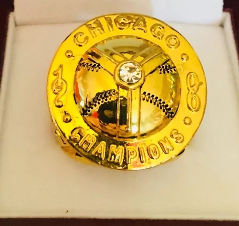 VARY RARE 1906 Chicago White Sox 1st World Series Championship Ring 18k Gold Cover