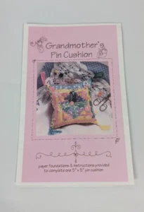 Karla Alexander Grandma's Pin Cushion Quilt Pattern & Instructions 5" x 5" Final - Picture 1 of 3