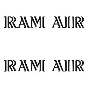 RestoParts Black Ram Air III Hood Scoop Decal Set 1969-1970 Pontiac GTO Lemans - Picture 1 of 5