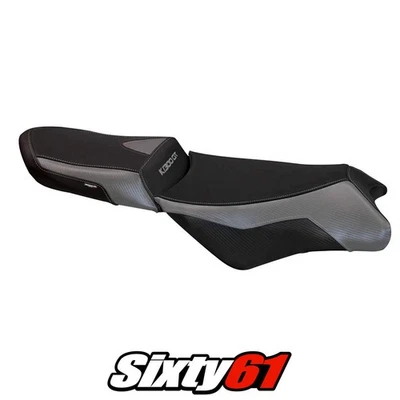 Cubierta de asiento BMW K1300GT 2009 2010 2011 Tappezzeria Comfort gris negro Foto 1 de 4