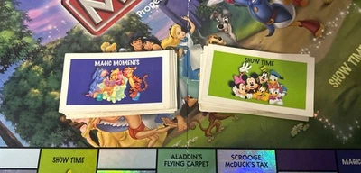 Monopoly Disney Edition 16 Magic Moments 16 Show Time Replacement Cards Complete - Image 1 of 2