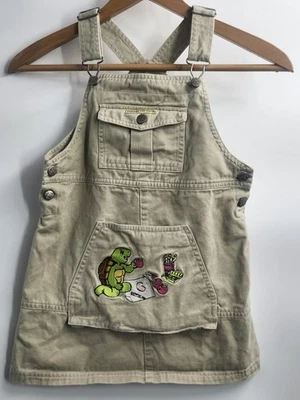 90s Franklin the Turtle Vintage Overall Style Jumper Size 6 Tan VERY RARE - Image 1 of 4