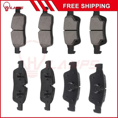 Pastillas de freno metálicas delanteras traseras para Dodge Durango Jeep Grand Cherokee 2011-2018 Foto 1 de 4