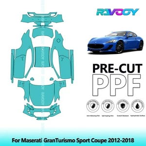 PreCut Paint Protection Film PPF For Maserati GranTurismo Sport Coupe 2012-2018 - Foto 1 di 7