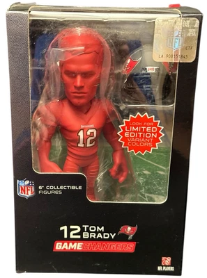 Tom Brady LIMITED Red Game Changers #12 Tampa Bay Buccaneers NFL Coleccionable Nuevo Foto 1 de 4