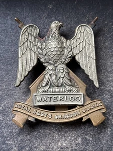 Royal Scots Dragoon Guards, Genuine British Army Cap Badge. - Foto 1 di 6