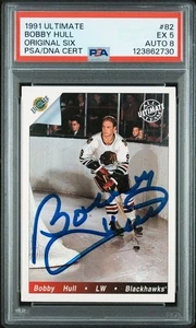 1991/92 Ultimate Original Six #82 Bobby Hull PSA/DNA New Slab - Bild 1 von 2
