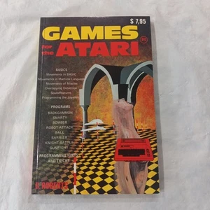 Libro 1982 GIOCHI PER L'ATARI Computer 400 800 programmi base S ROBERTS vintage VECCHIO - Foto 1 di 2