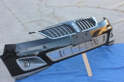 09-12 LINCOLN MKS PARACHOQUES DELANTERO PARRILLA ANTINIEBLA CROMO MOLDURA ORIGINAL OEM NEGRO Foto 1 de 4