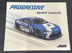 2025 Denny Hamlin Progressive NASCAR Cup Series Hero / Post Card - Picture 1 of 2