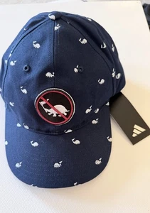 Adidas Golf Cap “No Slow Play” Turtle SnapBack Adjustable Blue Hat NEW W/TAGS - Picture 1 of 7