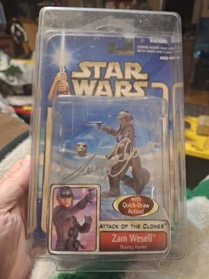 Leeanna Walsman 签名星球大战 Zam Wesell 赏金猎人攻击克隆人 SWAU — 第 1/3 张图片