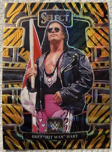 Bret "Hit Man" Hart Tiger Stripe Prizm SSP Panini WWE 2024 Select  - Bild 1 von 1