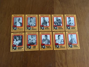 10 RARE 1997 BROWN's Boxing Cards CHRIS BYRD BOB FITZSIMMONS !!! ETC - Picture 1 of 2