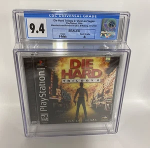 Die Hard Trilogy 2: Viva Las Vegas (Sony PlayStation 1) PS1 CGC 9.4A+ PRECINTADO - Imagen 1 de 2