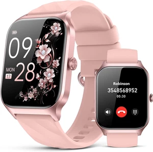 Smartwatch für Damen Herren - Annehmen/Anrufen, Fitness Tracker für Android iPhone - Bild 1 von 7