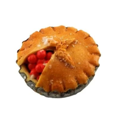 Bambole Casa Fatto Grande Ciliegia Torta Miniatura a Mano Cibo Cucina Accessorio - Immagine 1 di 4