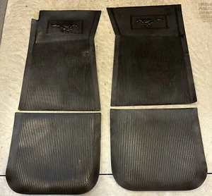 66 67 69 70 FORD MUSTANG BOSS SHELBY ORIGINAL FLOOR MATS survivor 43K mile car - Picture 1 of 13