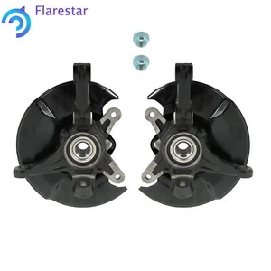 Front Steering Knuckle & Wheel Hub Bearing Assembly 698451 For 06-11 Honda Civic - Foto 1 di 10