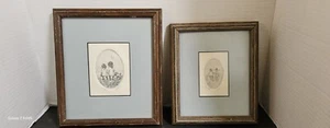Two Vintage Originals Ed Gifford Etchings Signed /W Story On Back Great Vintage - Picture 1 of 17