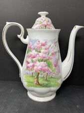 Royal Albert Blossom Time Large Coffee Chocolate Pot Made in England