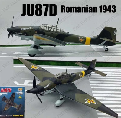 WWII German Ju87D Stuka Romanian dive bomber 1943 1/72 finished plane Easy model - Image 1 of 4