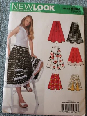 Simplicity New Look 6944 Size 4-16 Skirts Pattern Uncut - Image 1 of 4
