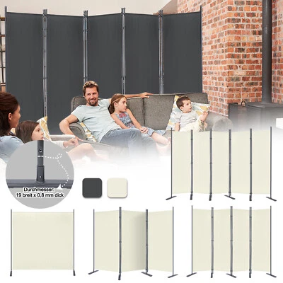 MARKENLOS Paravent Faltbar Freistehend Raumteiler Sichtschutz Trennwand Stellwand Außen DE