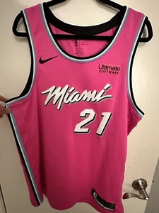 RARE Nike Sunset Vice Miami Heat Jersey, Hassan Whiteside #21, Size XL Mens - Picture 1 of 6