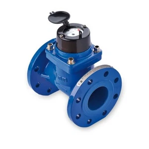 Contatore acqua flangiato DN80 3" a mulinello tangenziale uso irriguo pozzi - Foto 1 di 5