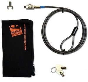 DELL Noble Locks TZ04T Compact Wedge Lock with Barrel Key Stainless steel 1.82m - Picture 1 of 4
