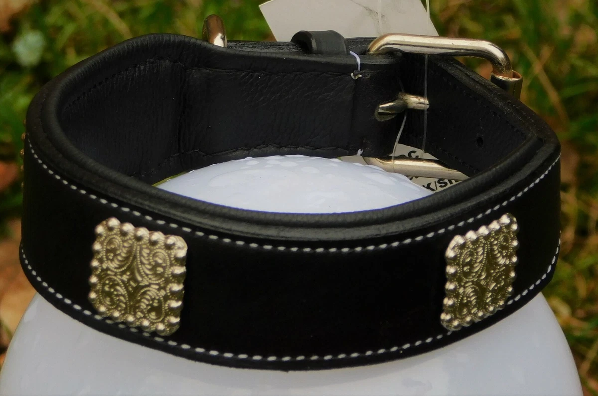 Armington Western-Hundehalsband Aus Leder, 5.1 Cm Breit, Gepolstert – Für Große Hunde (z.B. Labrador, Schäferhund)