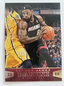 Lebron James 2013-14 Panini Card #114 Miami Heat Lakers Cavs