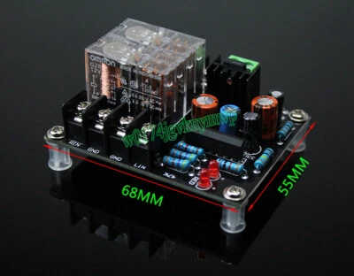 Assembled UPC1237 Speaker Delay Protection Board Dual Omron Relay AC 12V-18V - Image 1 of 4