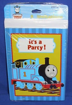 Hallmark Party Express Thomas the Tank Engine & Friends Invitations Pkg of 8 NIP - Image 1 of 2