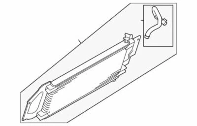OEM NEW 2007-2016 Ford F-250 Super Duty Trans Oil Cooler Assembly 9C3Z-7A095-A - Image 1 of 2