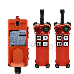 Hebezeugkran Radio Fernbedienung 110 V/220 V/380 V 2 Sender + 1 Empfänger 4 Tasten - Bild 1 von 9