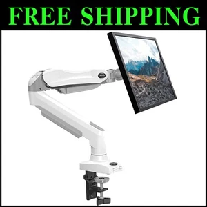Heavy-Duty Gas Spring Monitor Arm - Fits 13-32 Inch, Tilt & Swivel Capability - Picture 1 of 8