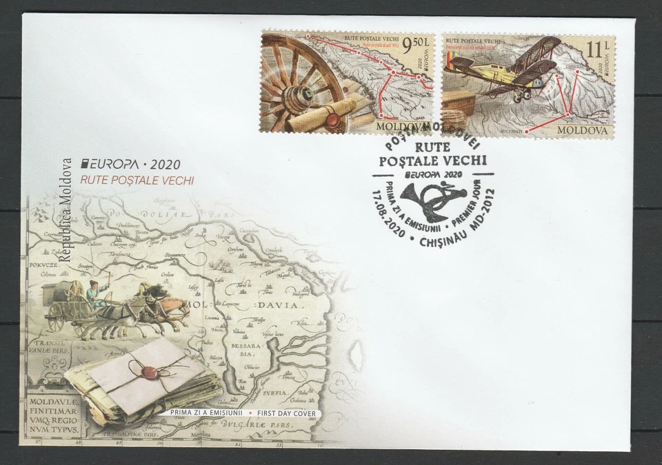 Moldova 2020 CEPT Europa FDC - Image 1 of 1