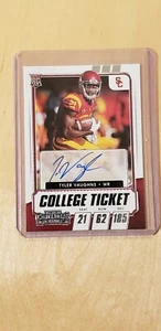 2021 Panini Contenders Draft Picks Rookie Auto Ticket Tyler Vaughns #169 - Picture 1 of 3