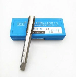 HSS Tap 1 1/4 1 5/16 1 3/8 1 7/16 1 1/2 1 9/16 1 5/8 1 11/16 1 3/4 1 13/16 Right - Foto 1 di 3