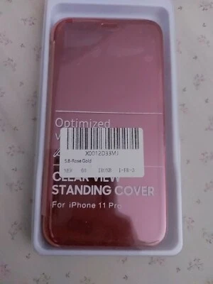 Funda abatible espejada oro rosa para iPhone 11 Pro Foto 1 de 3