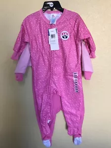KINDER SCHWER ENTFLAMMBARE NACHTWÄSCHE 2ER-PACK ROSA FARBE, 100 % POLYESTER, verschiedene - Bild 1 von 14